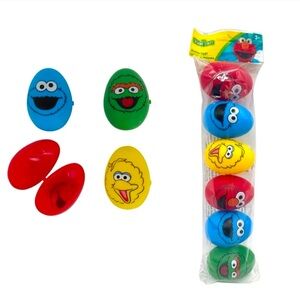 Sesame Street Character Easter Eggs - Elmo, Cookie Monster, Big Bird, Oscar 1dz